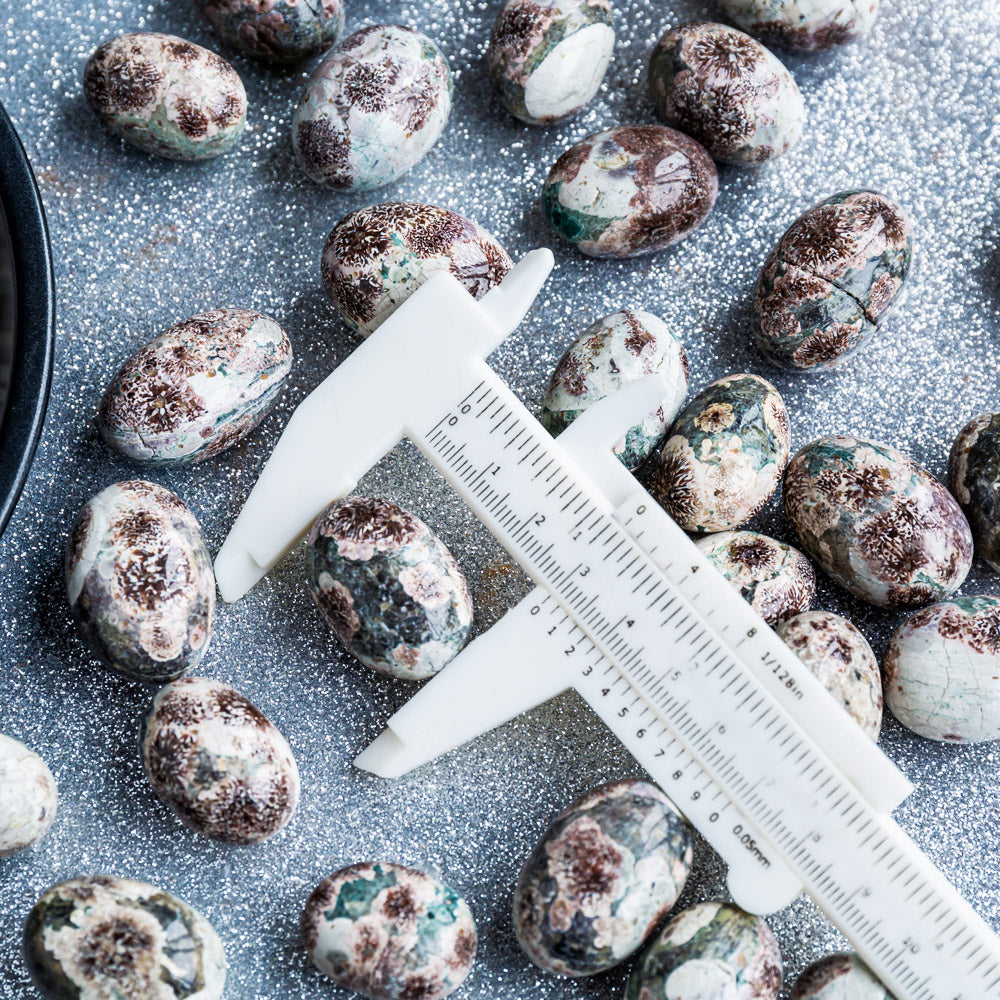 Russia Flower Agate Tumbled Stone