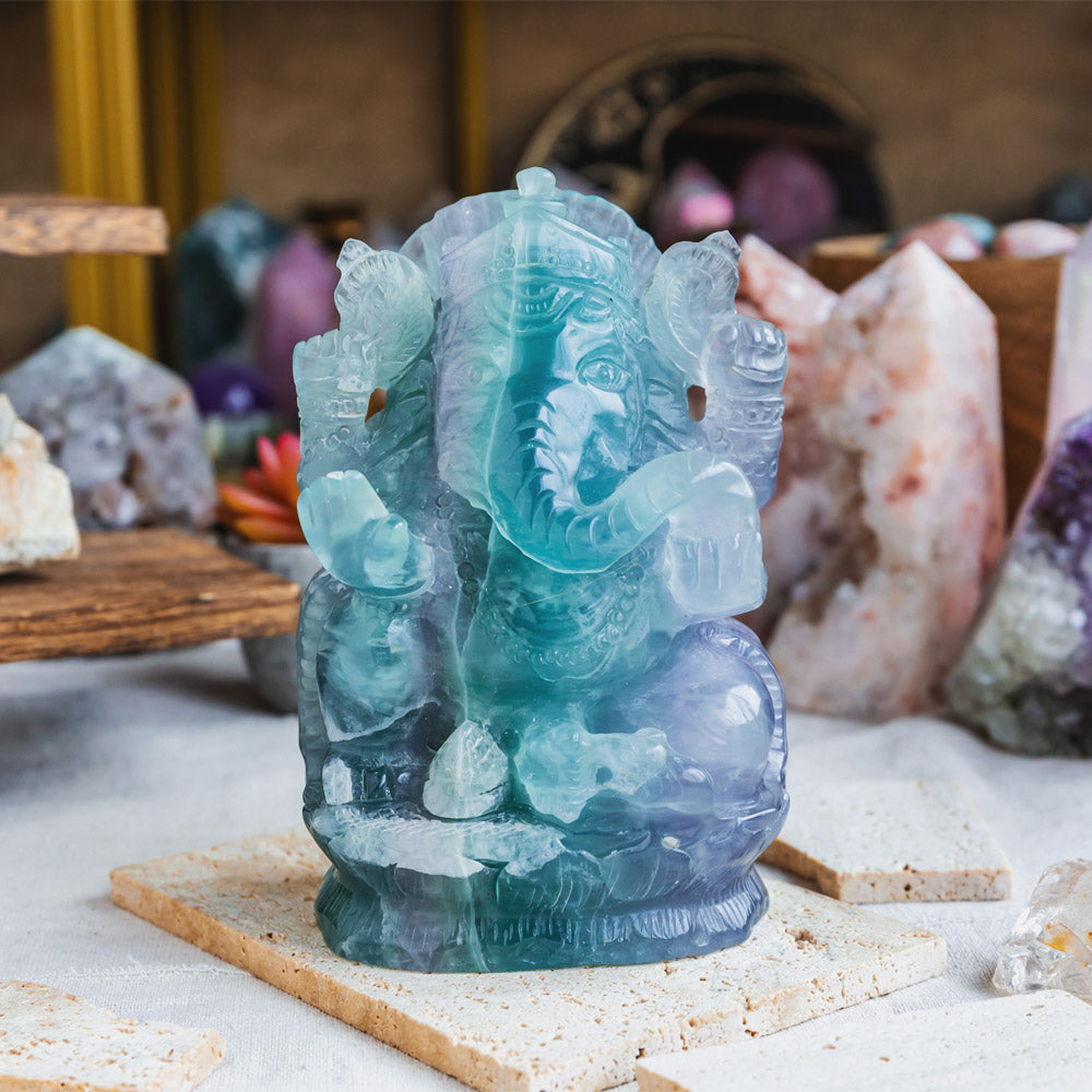 Fluorite Ganesha