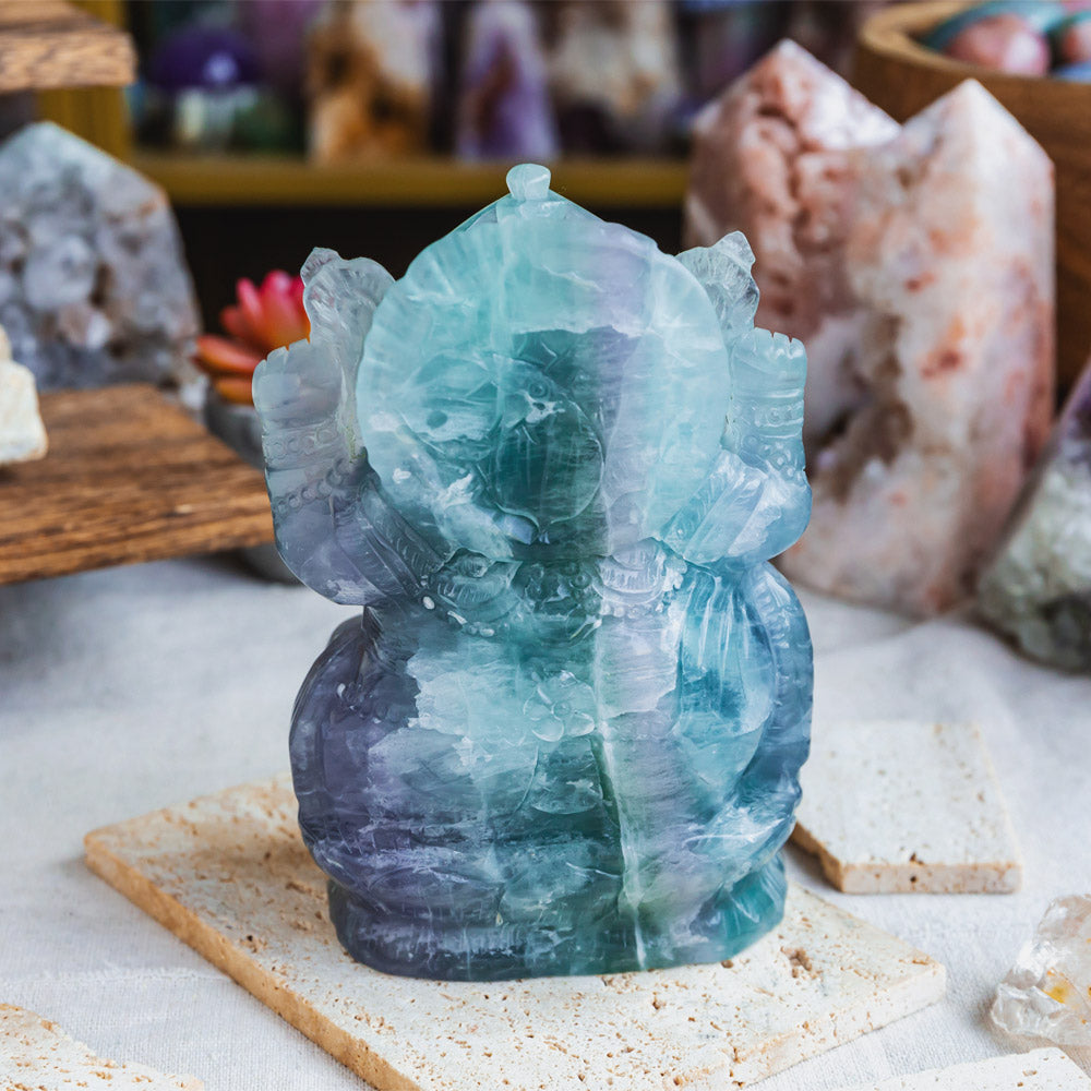 Fluorite Ganesha