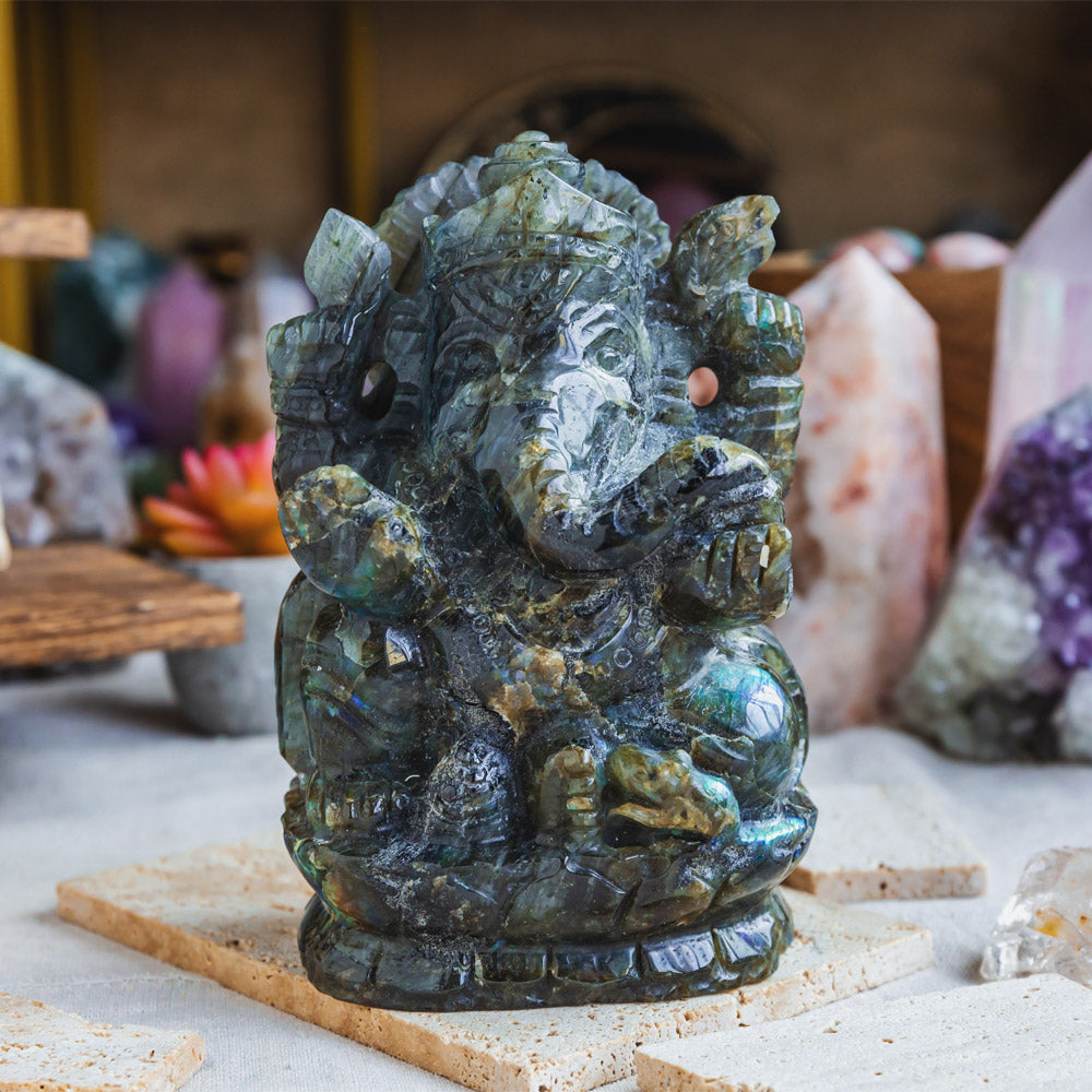 Labradorite Ganesha