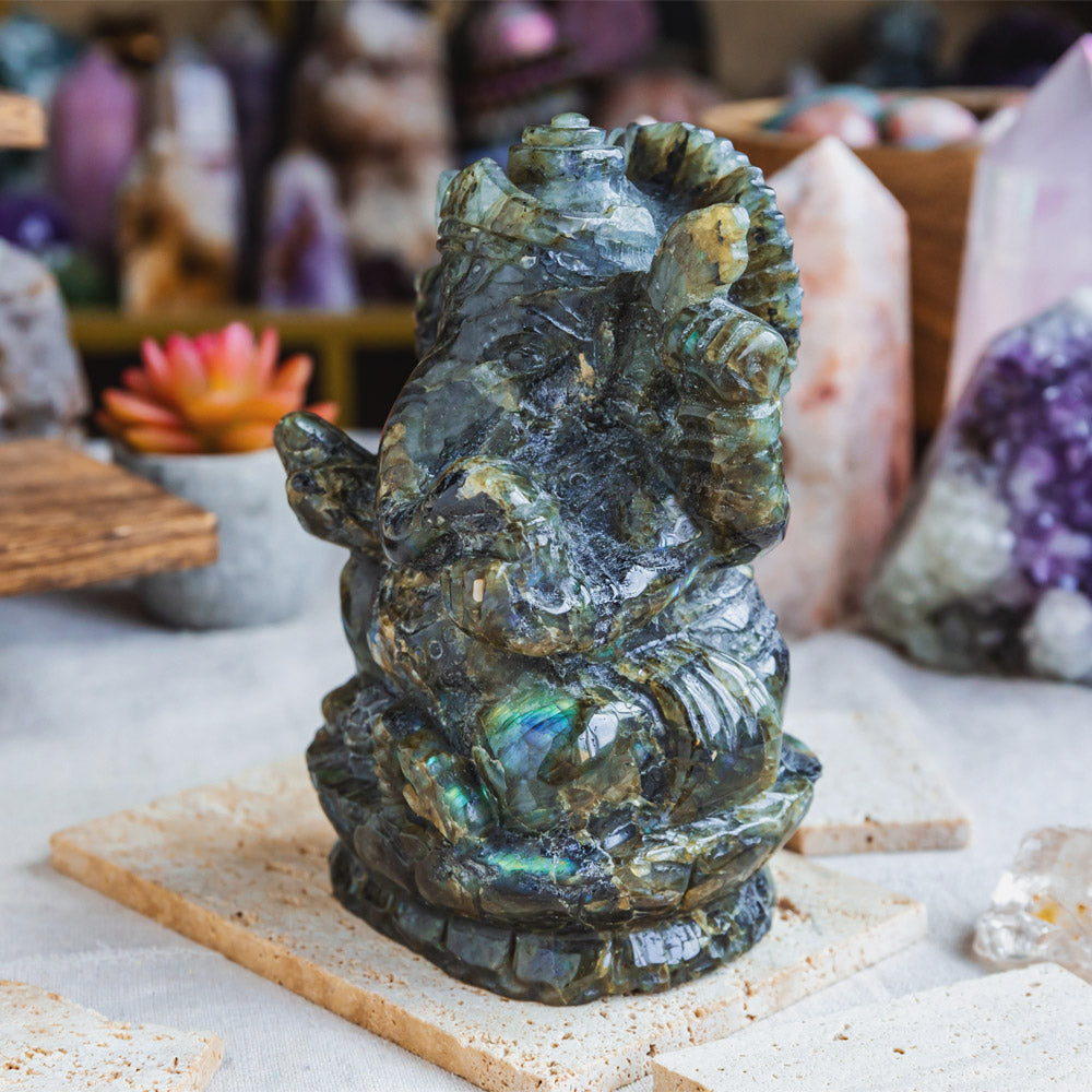 Labradorite Ganesha