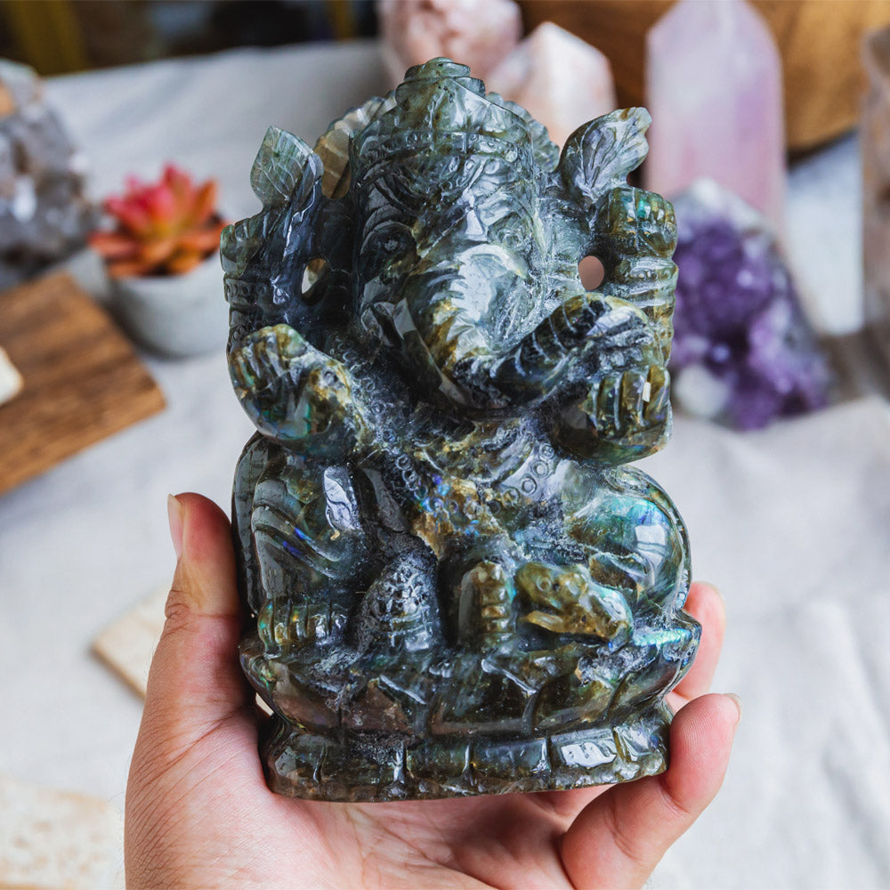 Labradorite Ganesha