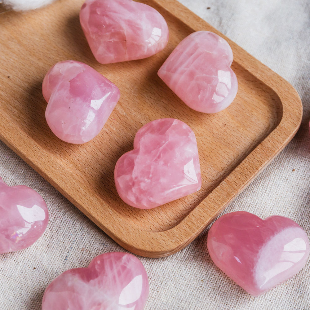 Rose Quartz Heart