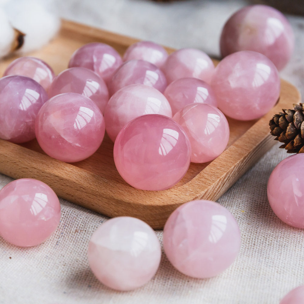 1" Rose Quartz Sphere