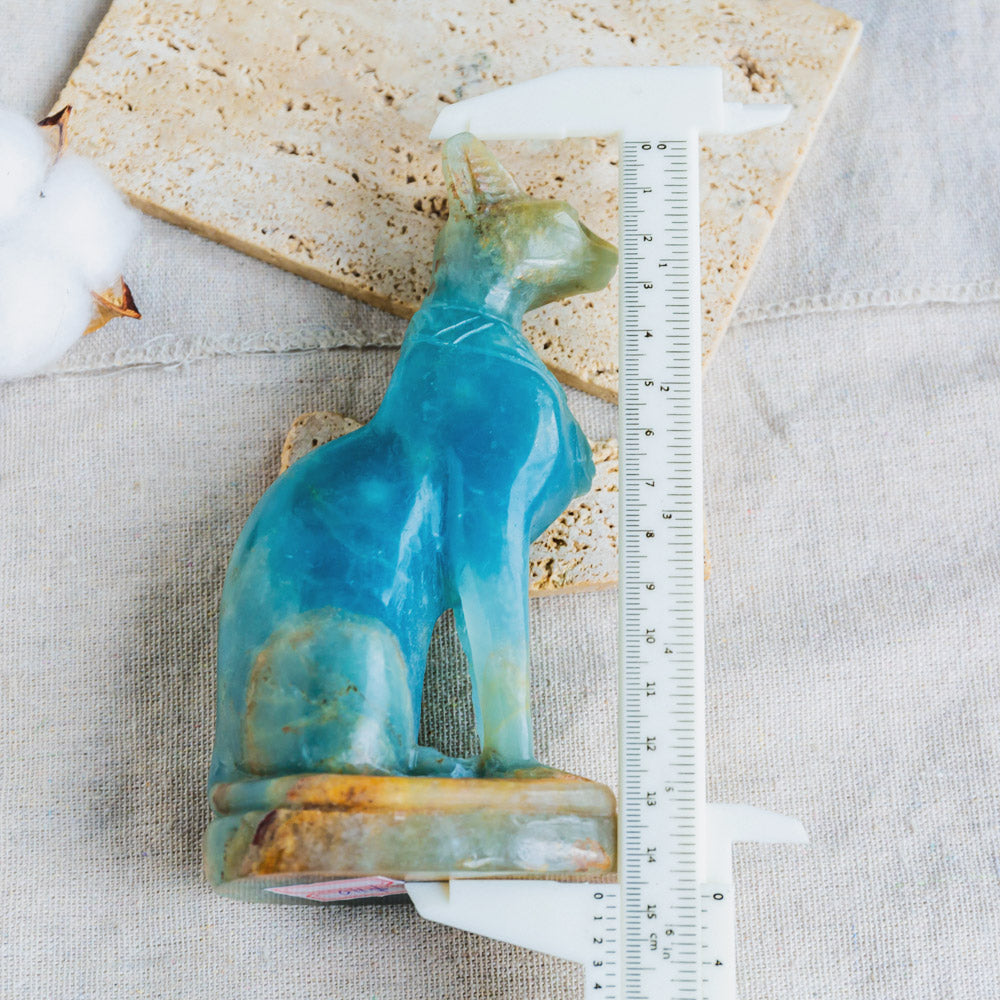 Blue Onyx Egypt Cat