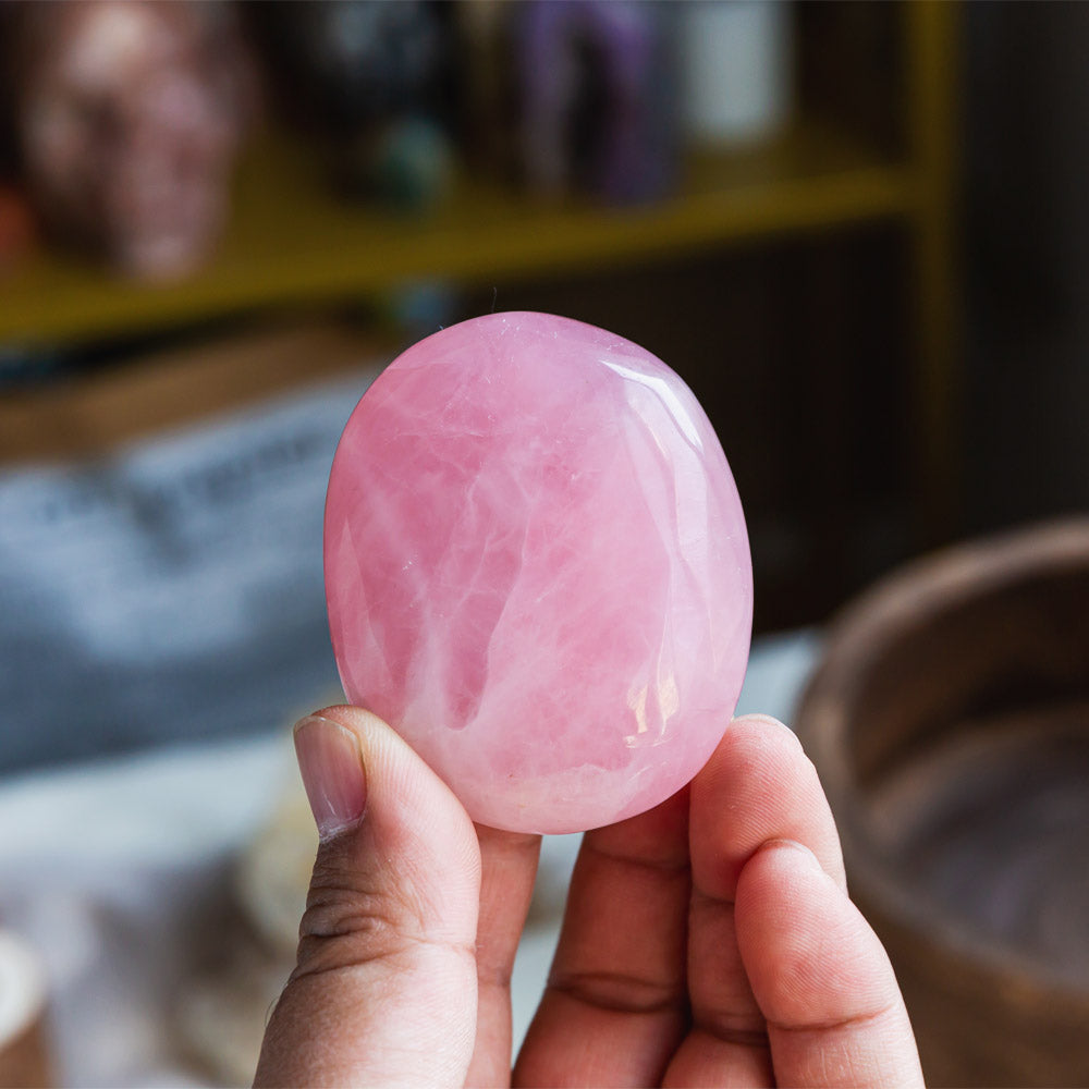 Rose Quartz Palm