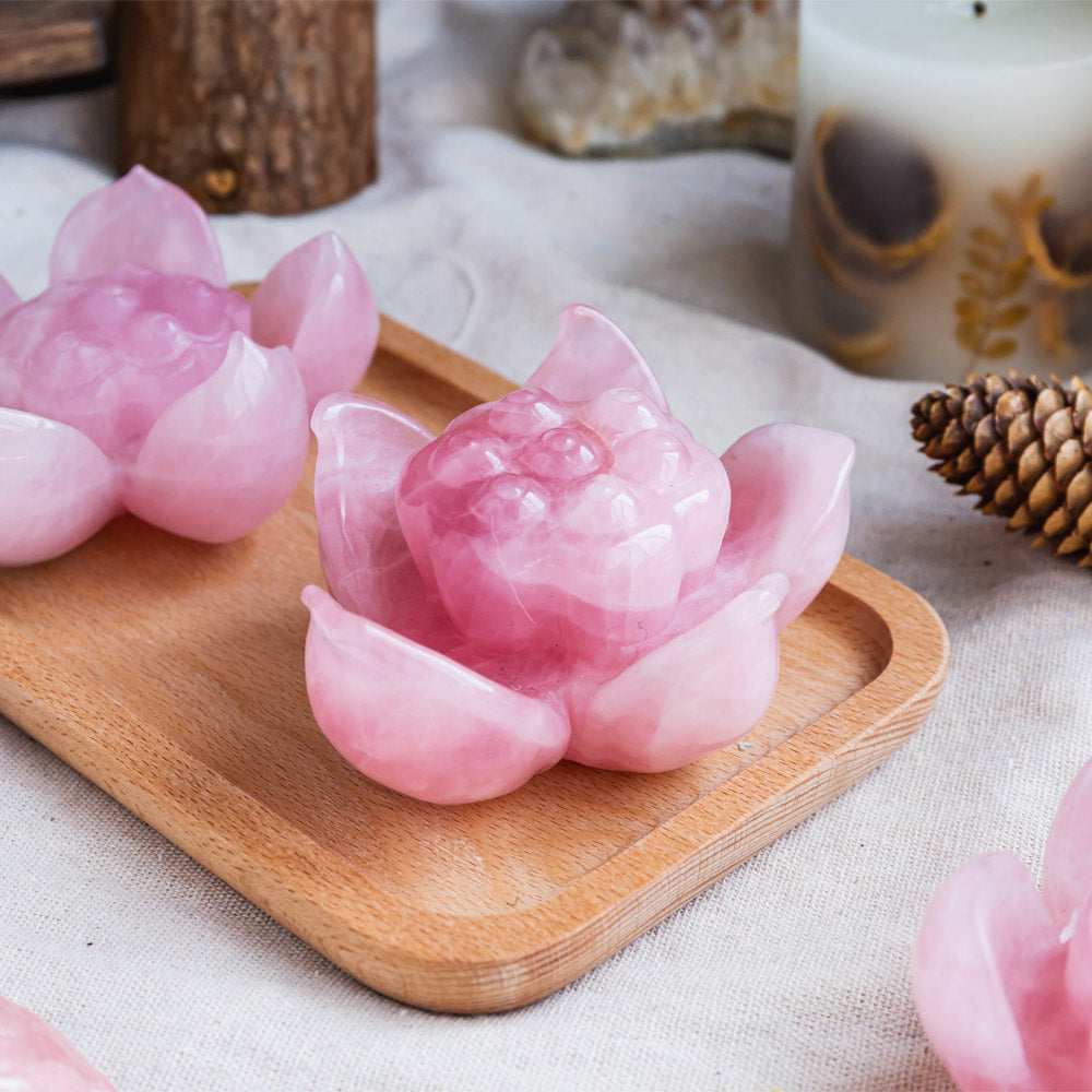 Rose Quartz Lotus