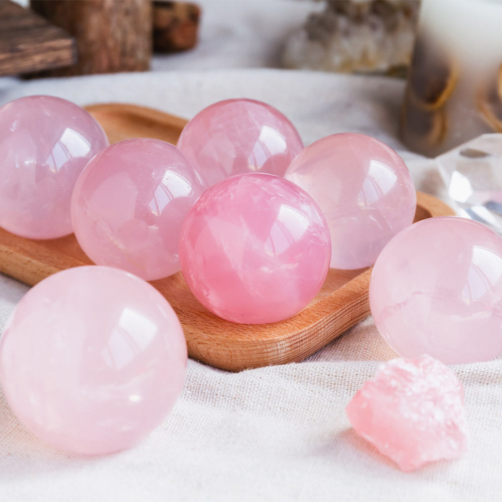 2" Rose Quartz Sphere