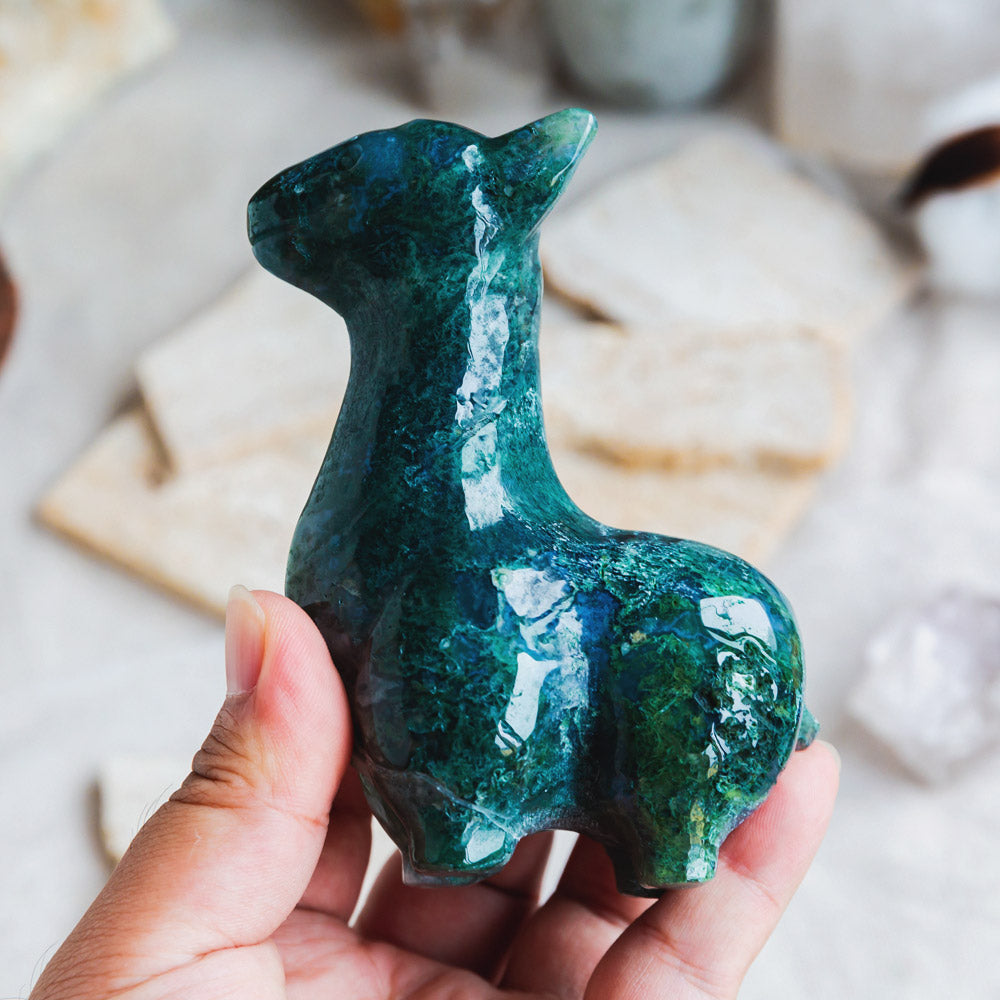 Moss Agate Llama