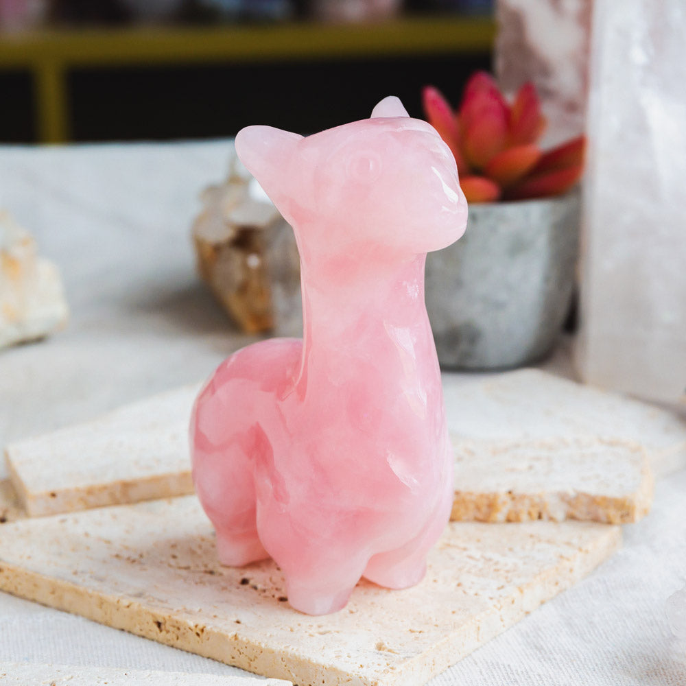 Rose Quartz Llama