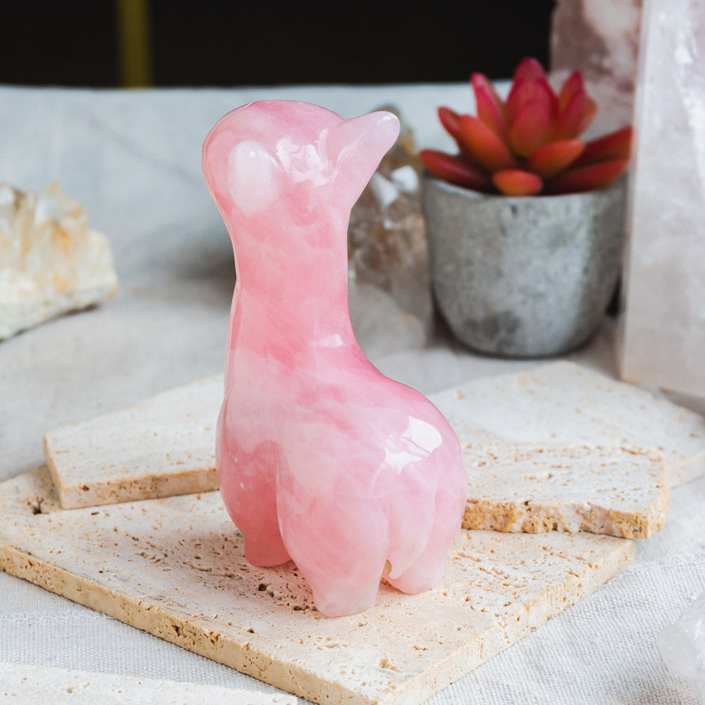 Rose Quartz Llama