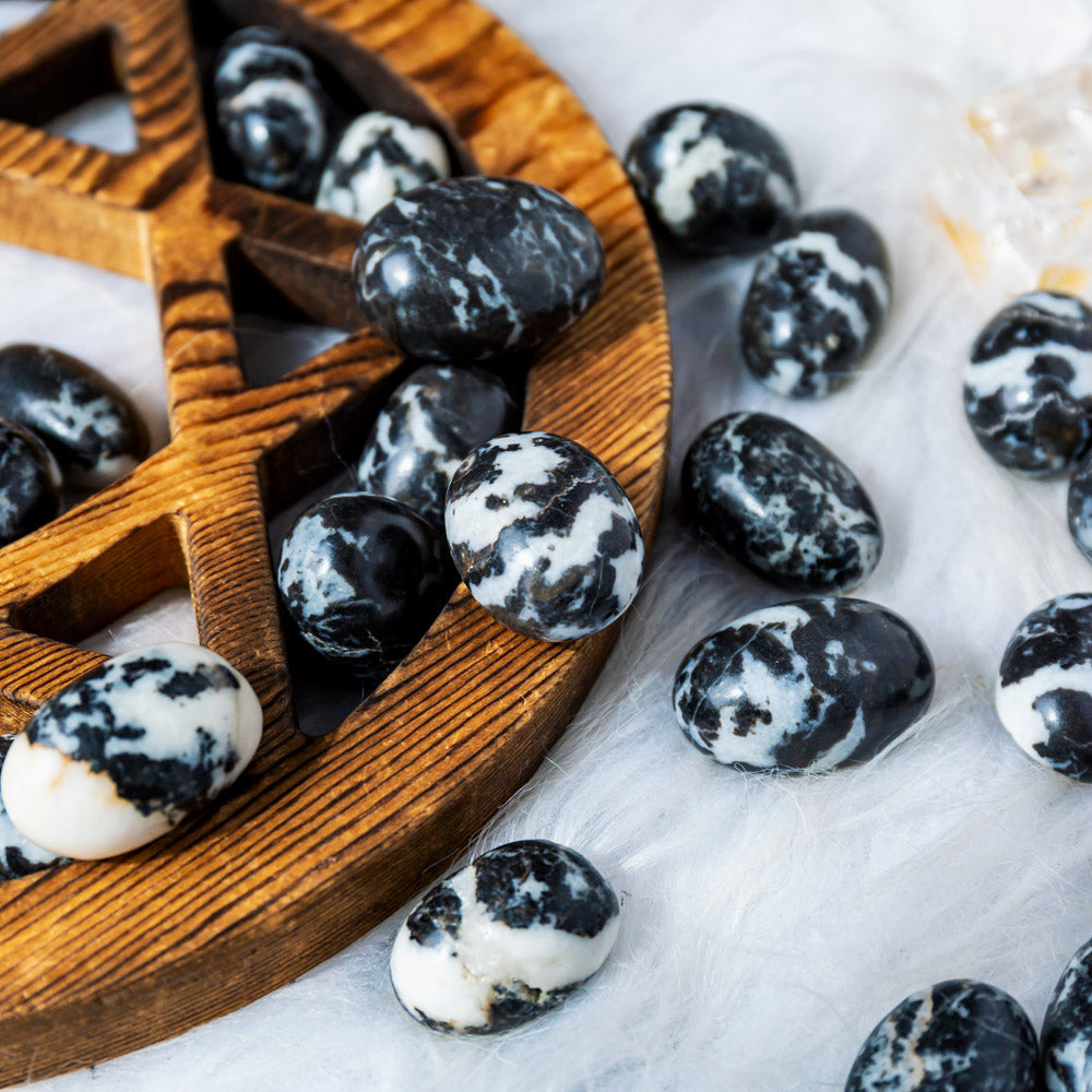 Zebra Jasper Tumbled Stone