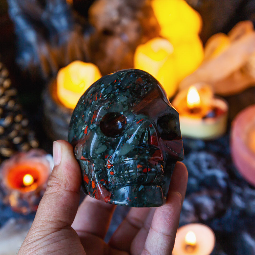 Africa Blood Stone Skull