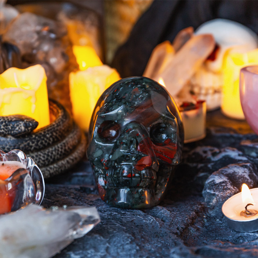 Africa Blood Stone Skull