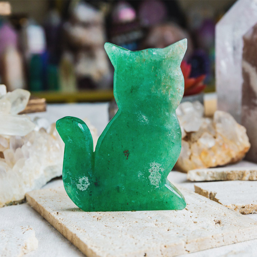 Green Strawberry Cat Slice