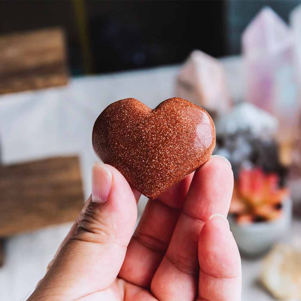 Golden Sandstone Heart