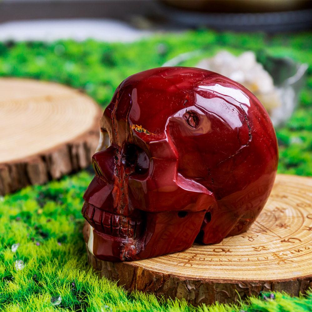 Mookaite skulls - Reikilovecrystal