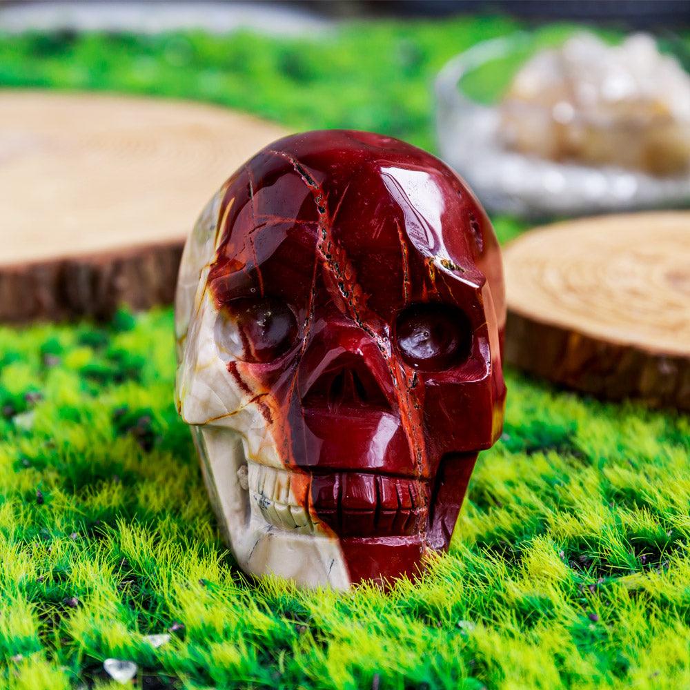 Mookaite skulls - Reikilovecrystal