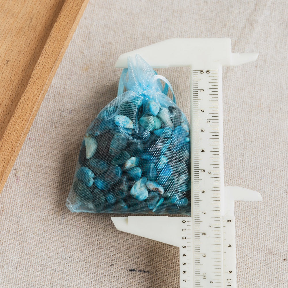 Blue Apatite Chips 100g