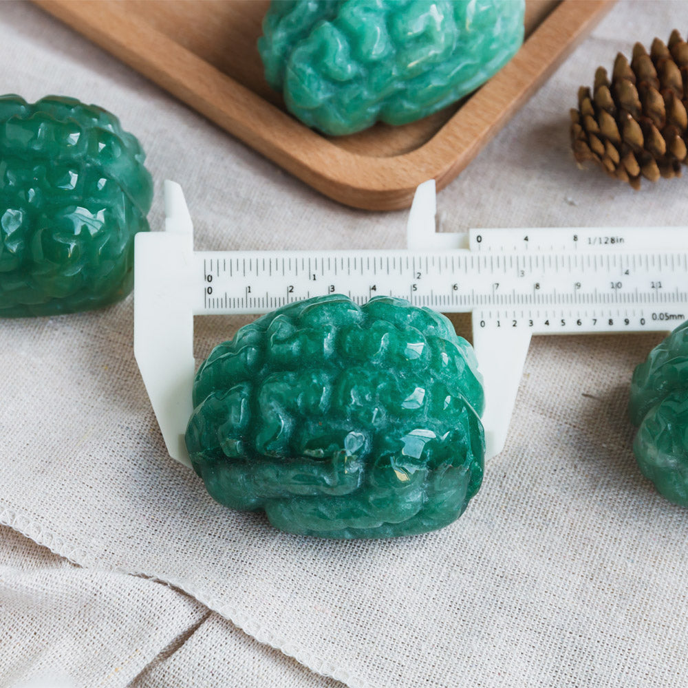 Green Aventurine Human Brain