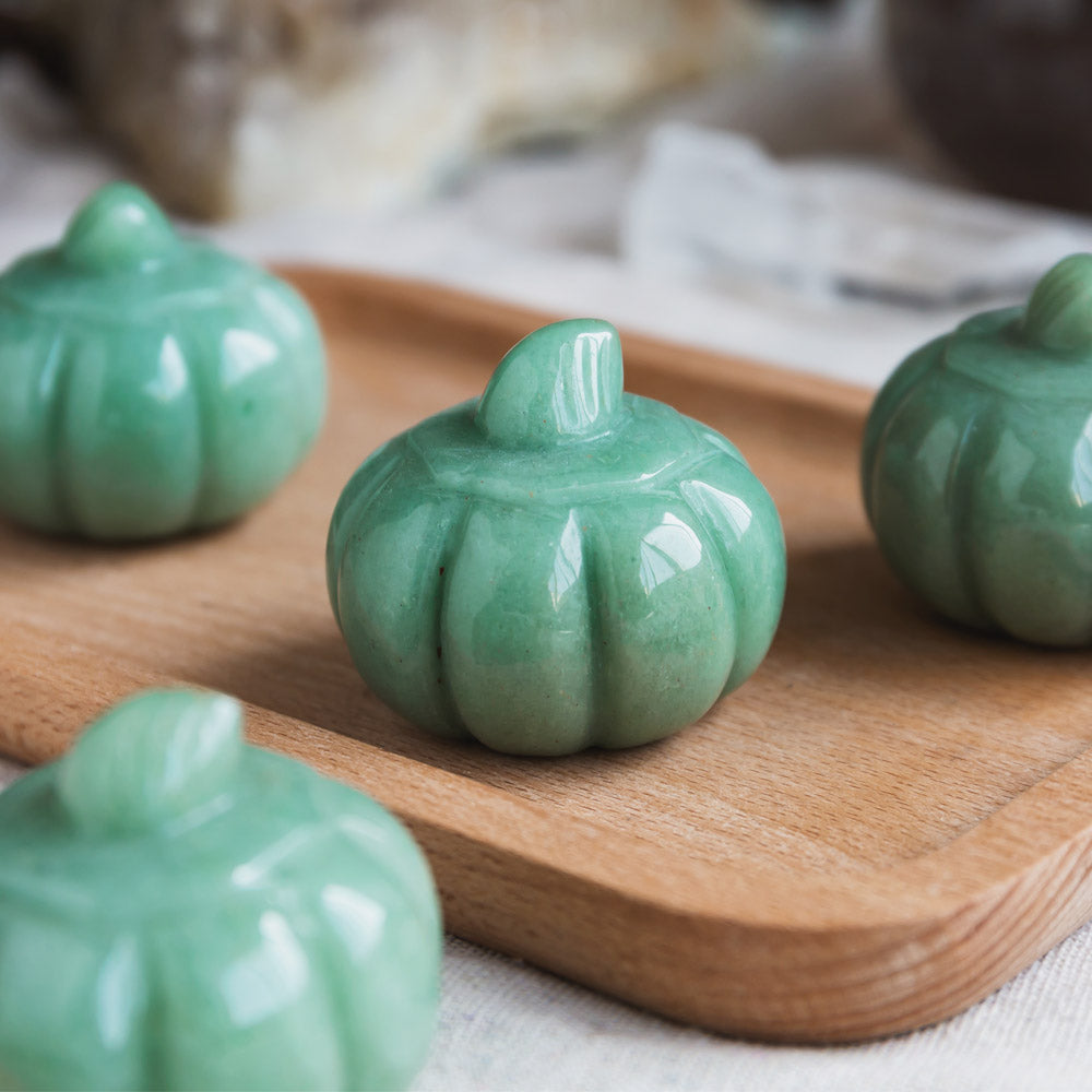 Green Aventurine Pumpkin