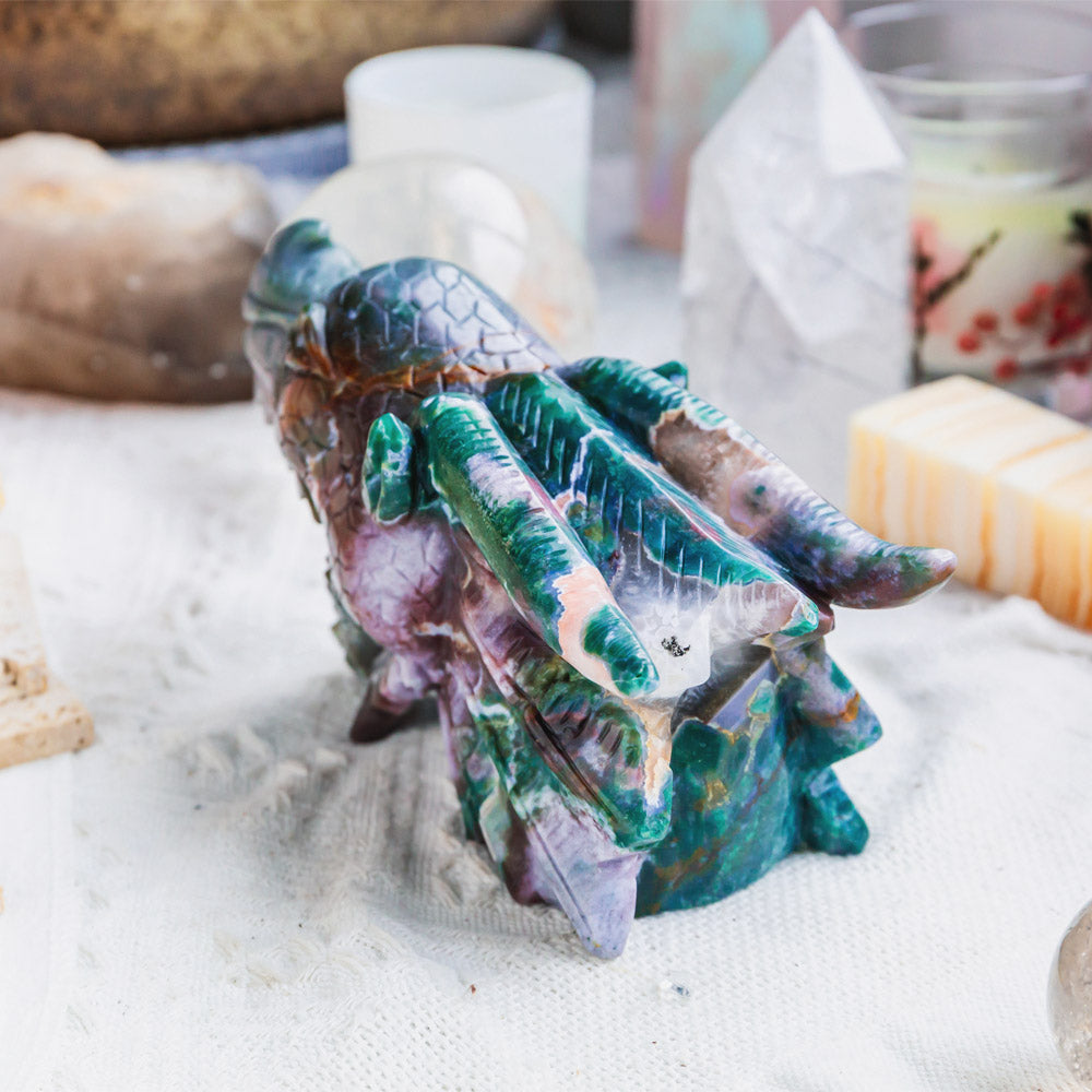 Ocean Jasper Dragon Head