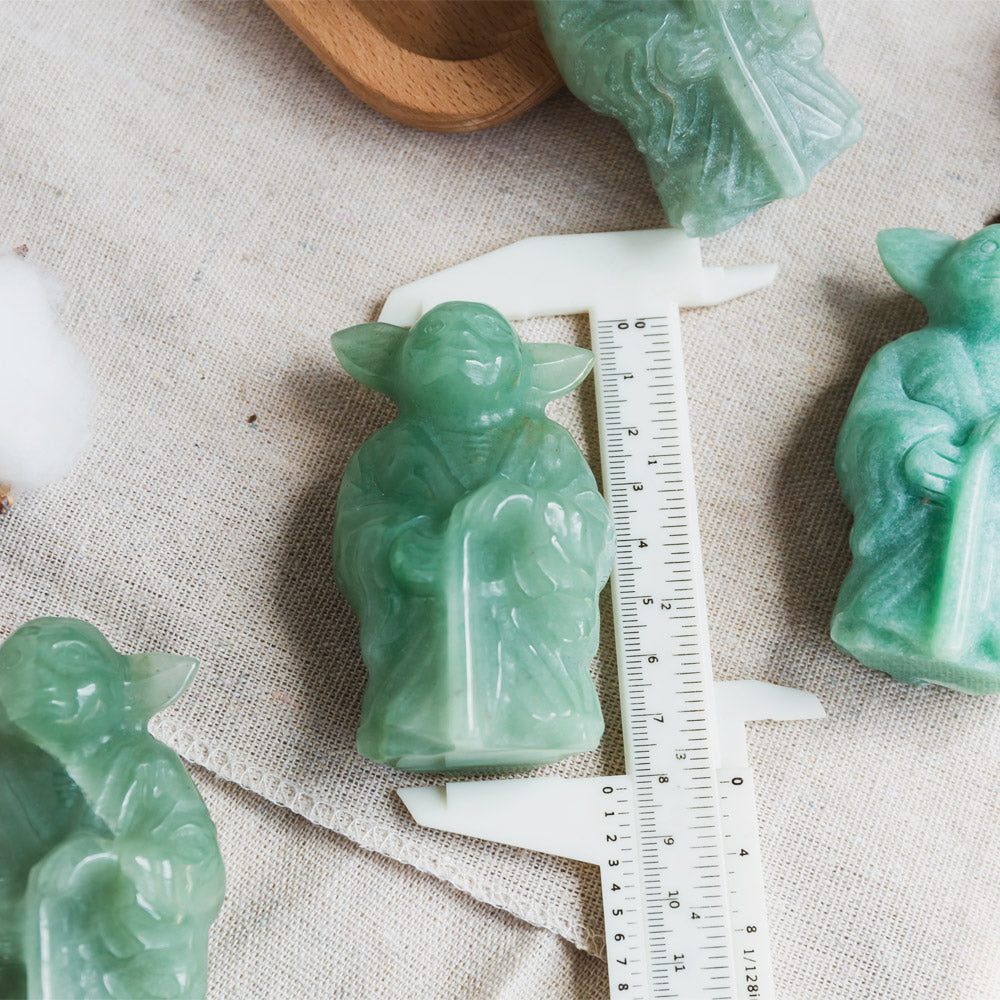 Green Aventurine Yoda