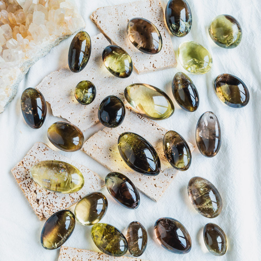 Smoky Citrine Tumbled Stone