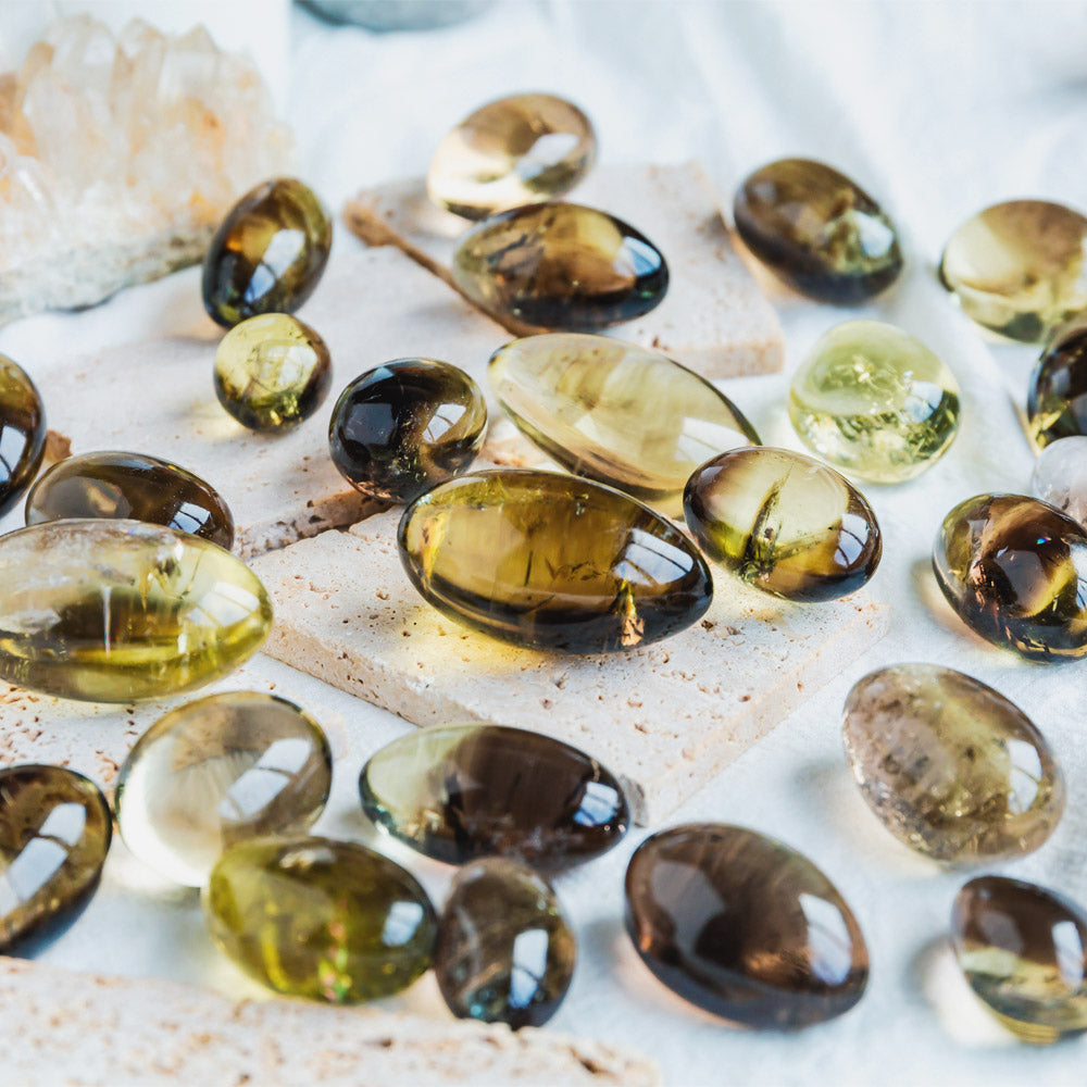 Smoky Citrine Tumbled Stone