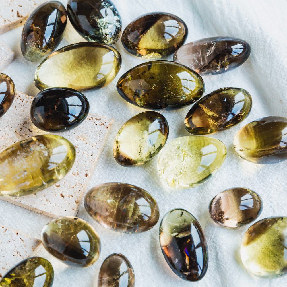 Smoky Citrine Tumbled Stone