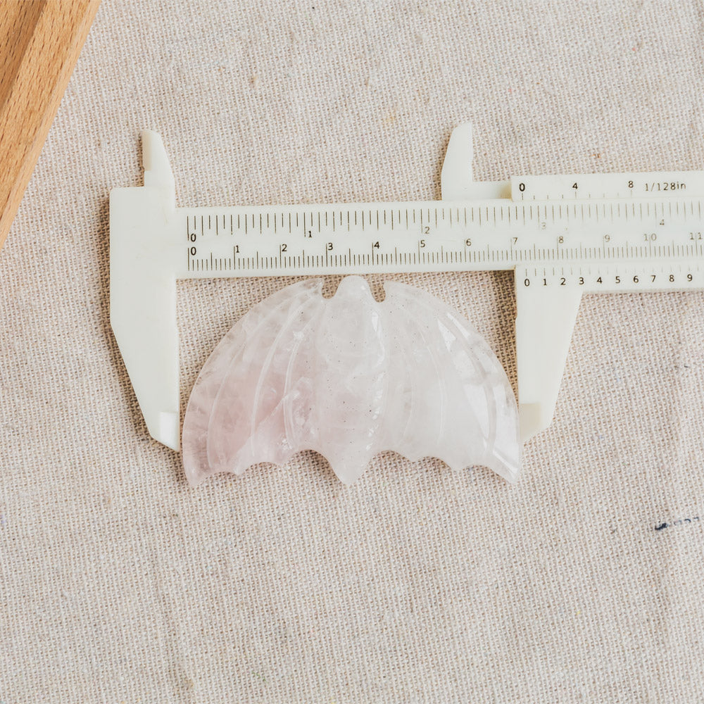 Rose Quartz Bat