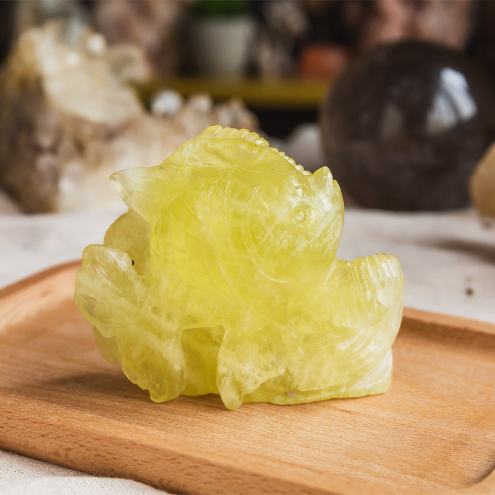 Citrine Carving