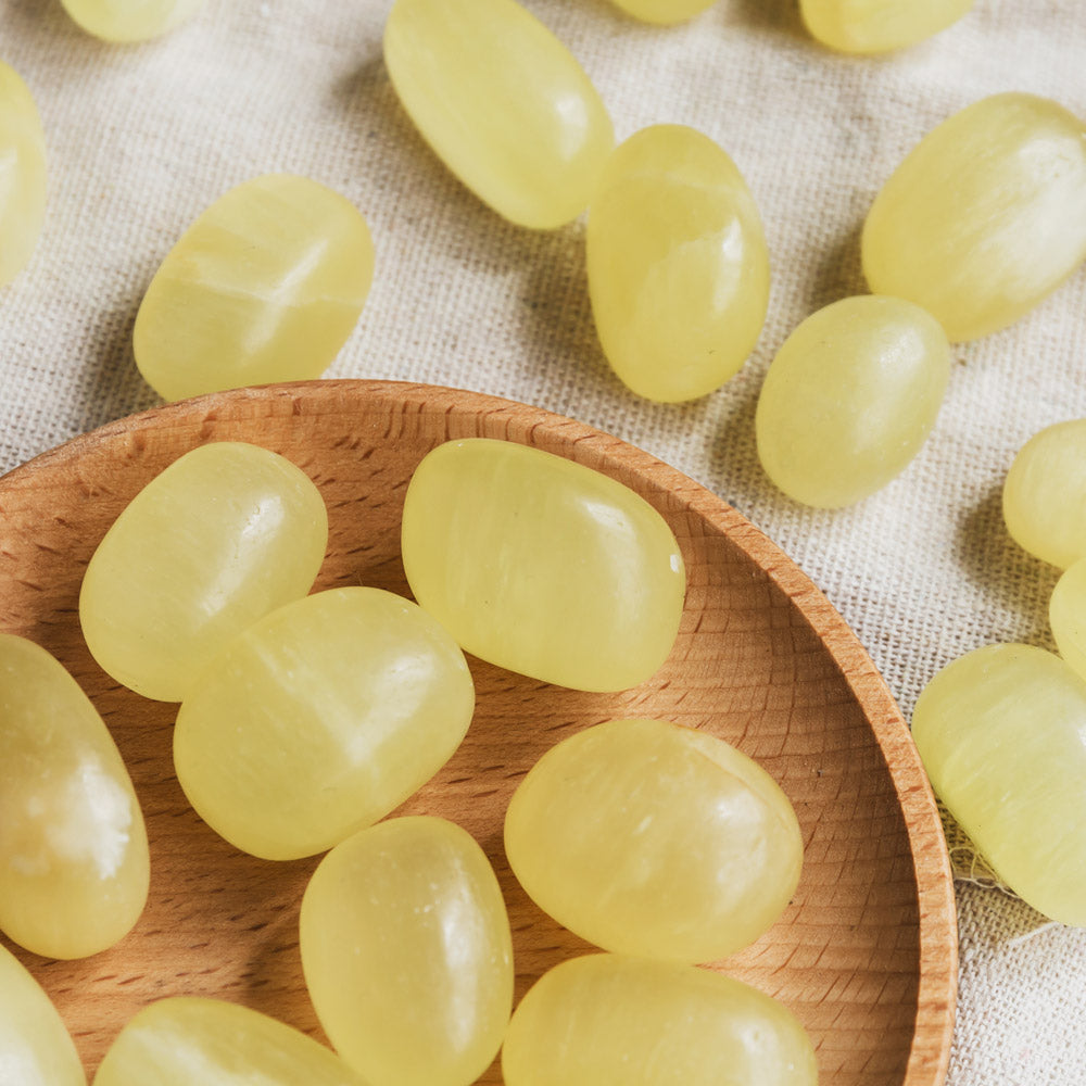 Lemon Calcite Tumbled Stone