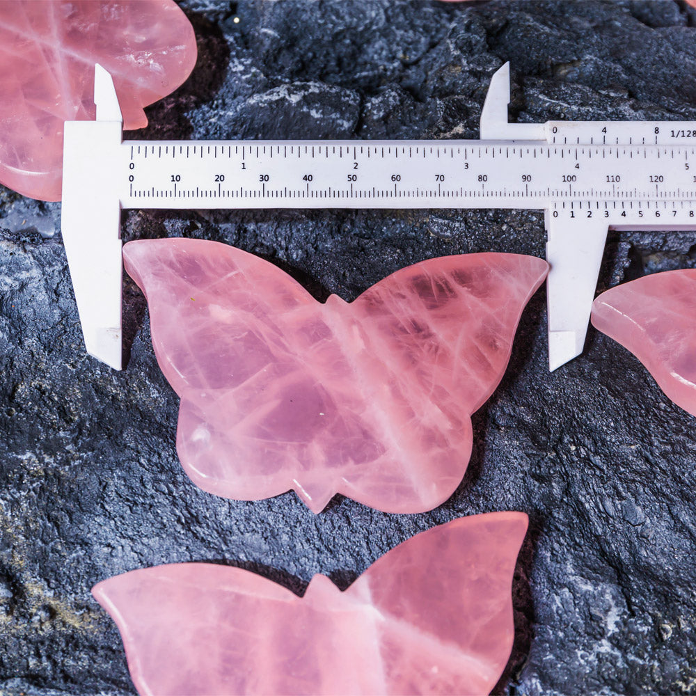 Rose Quartz Butterfly