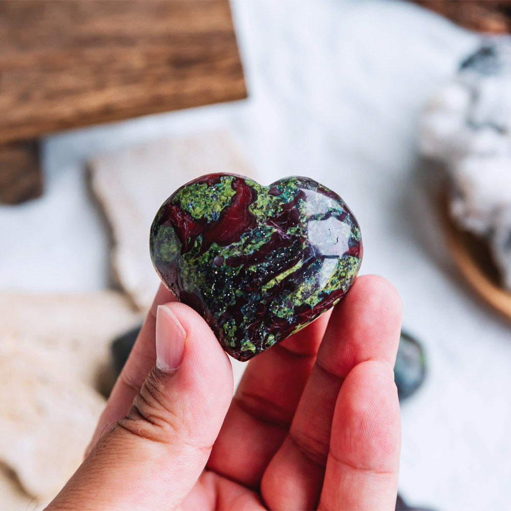 Dragon Blood Stone Heart