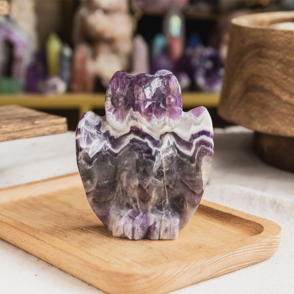 Dream Amethyst Owl