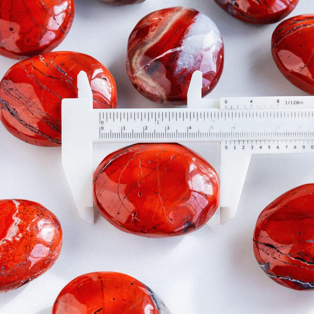 red jasper palm stone 49/KG - Reikilovecrystal