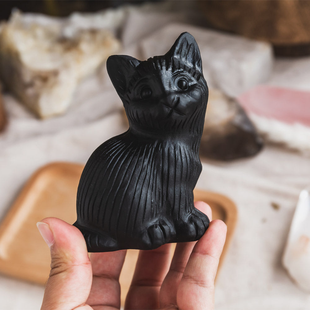 Black Obsidian Cat