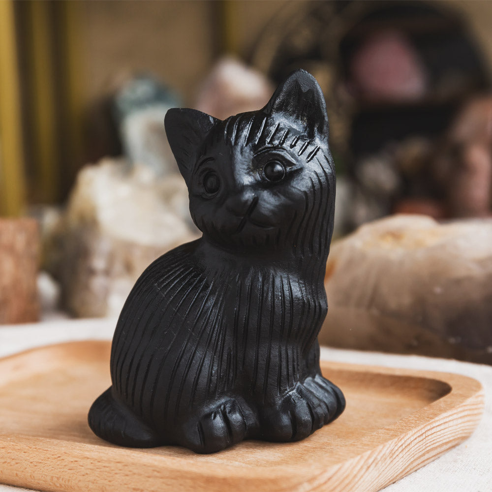 Black Obsidian Cat