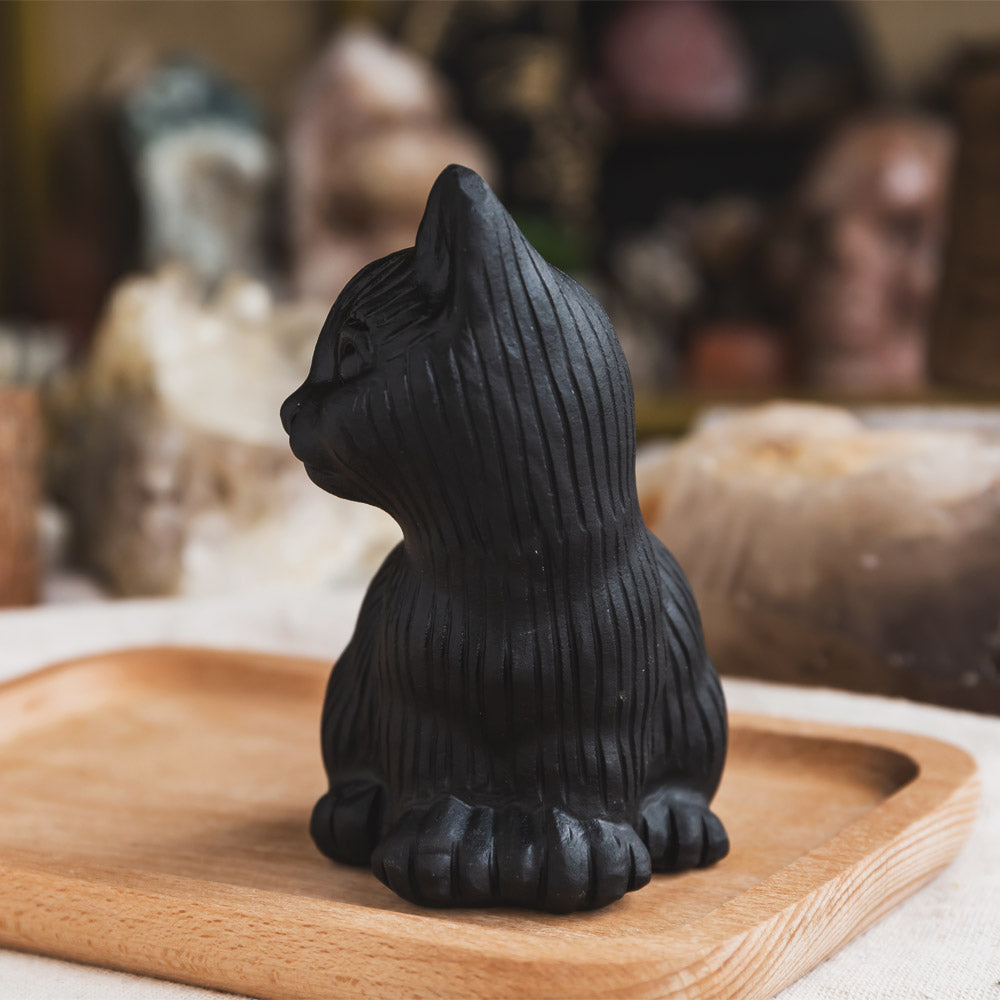 Black Obsidian Cat