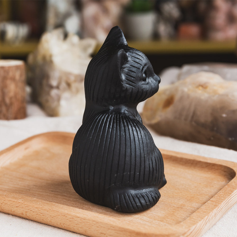 Black Obsidian Cat