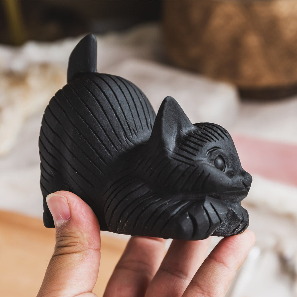 Black Obsidian Cat