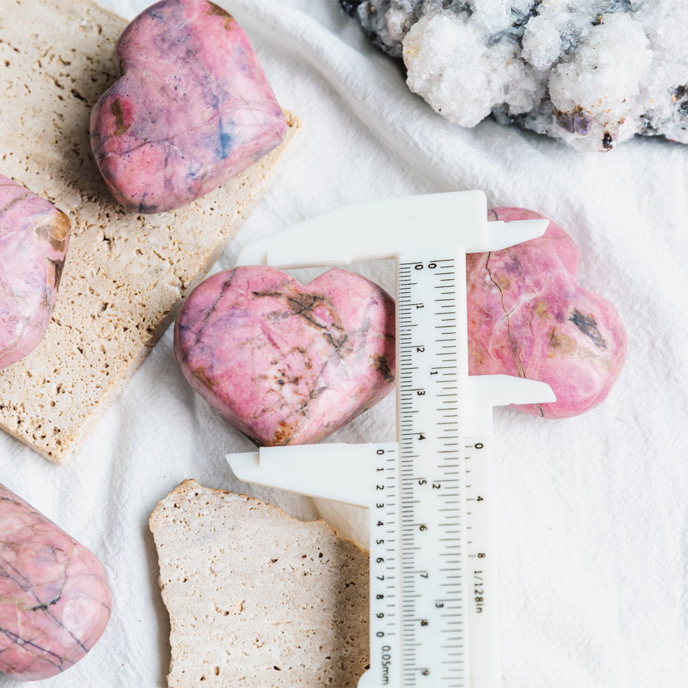 Rhodonite Heart