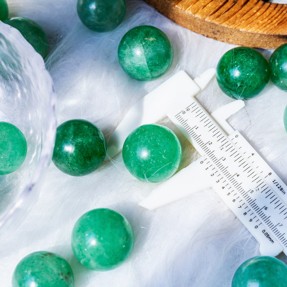 Green Strawberry Quartz Ball