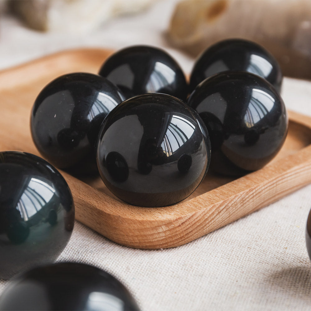 Black Obsidian Sphere