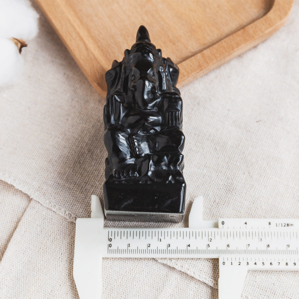 Black Obsidian Ganesha