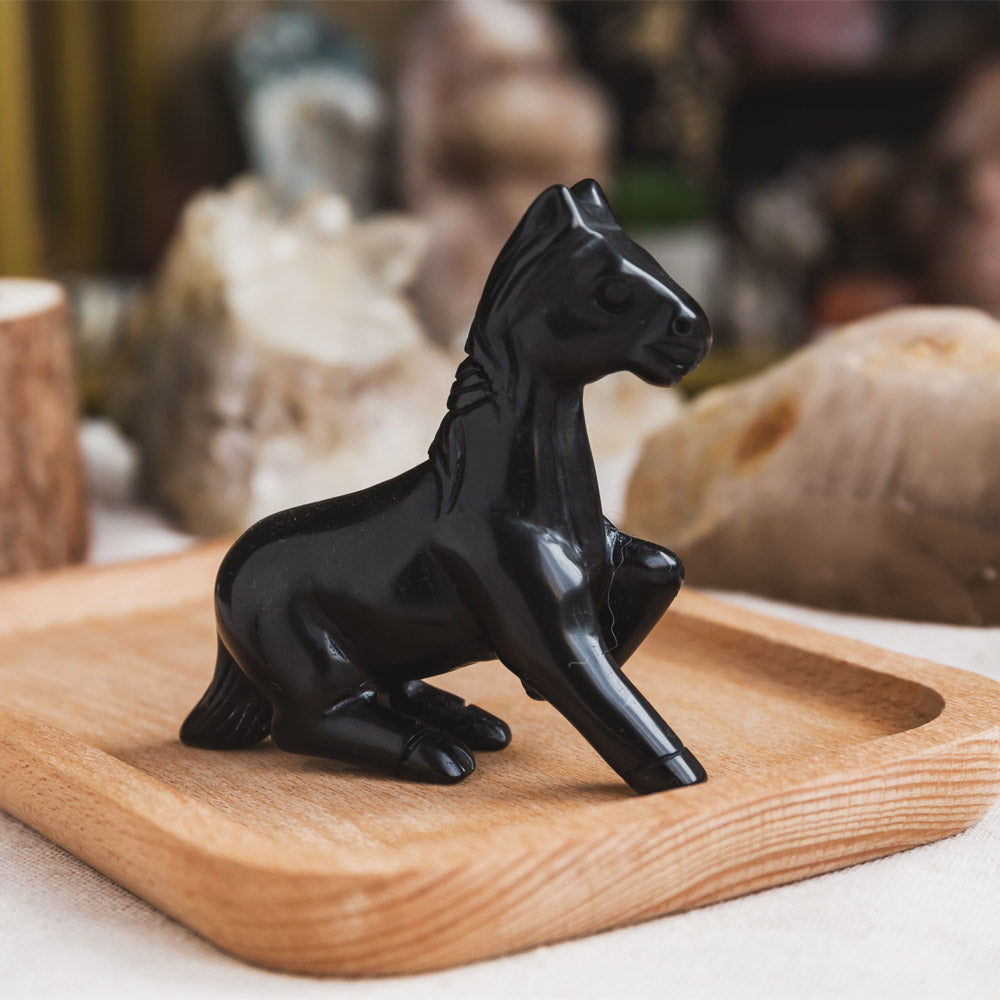 Black Obsidian Horse