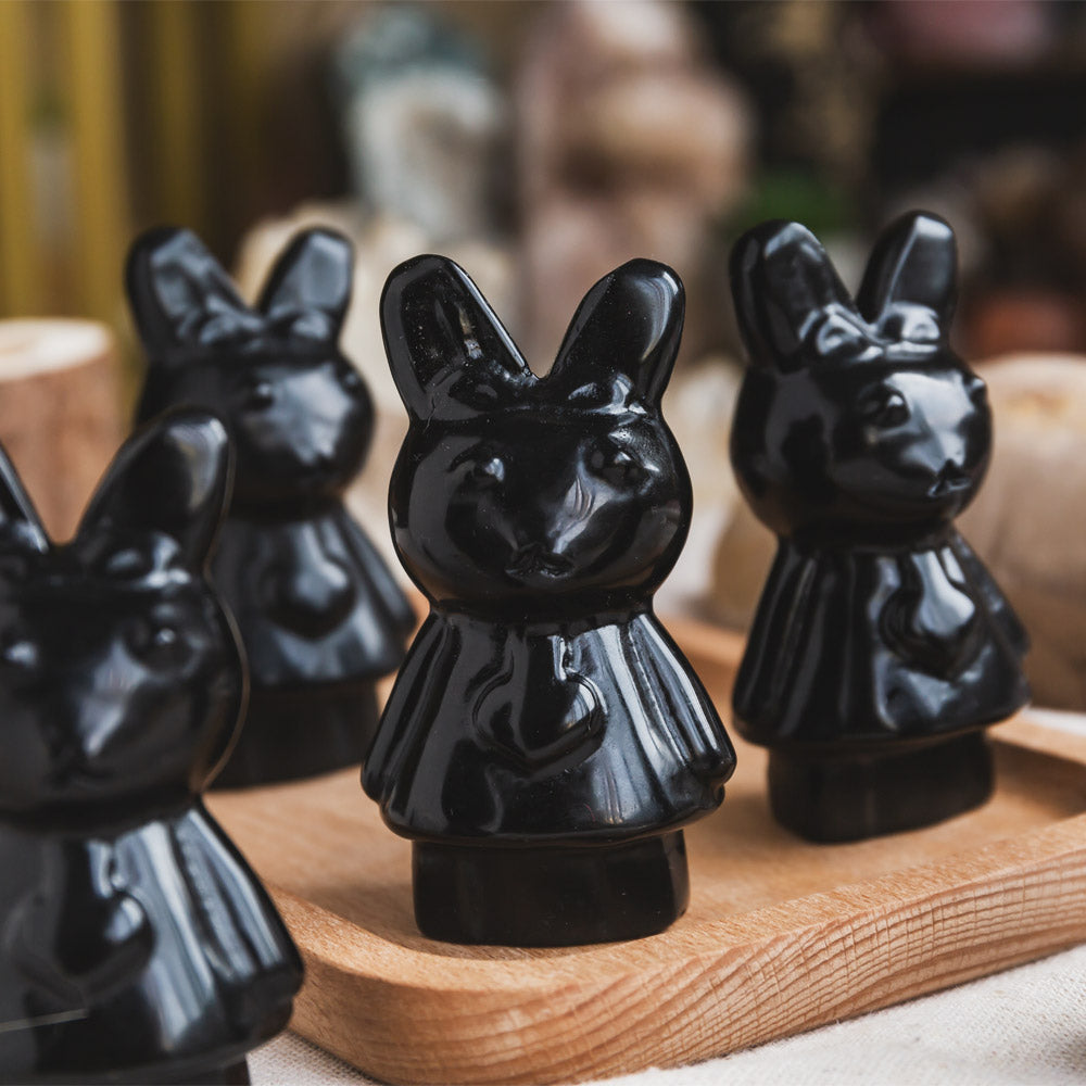 Black Obsidian Rabbit