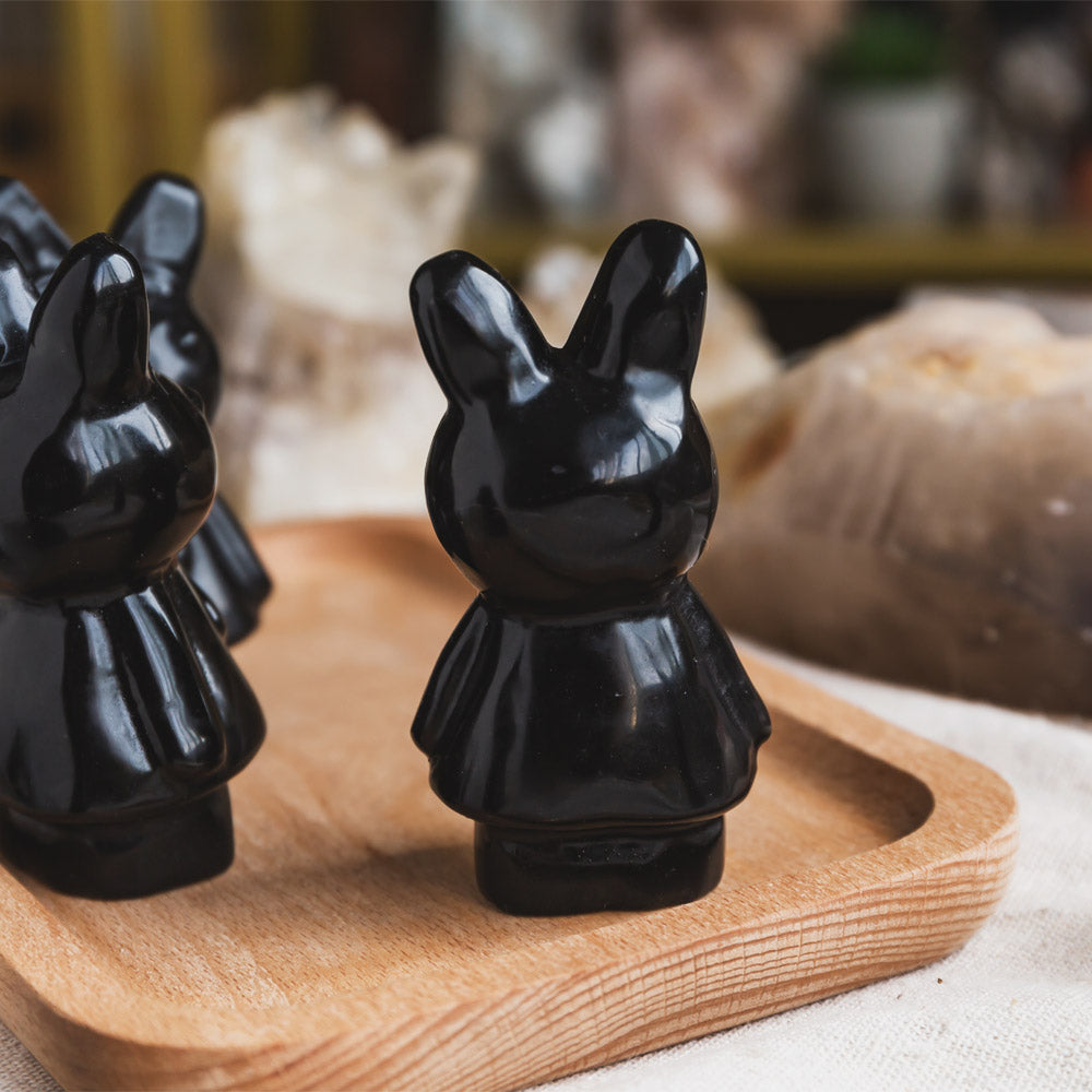 Black Obsidian Rabbit