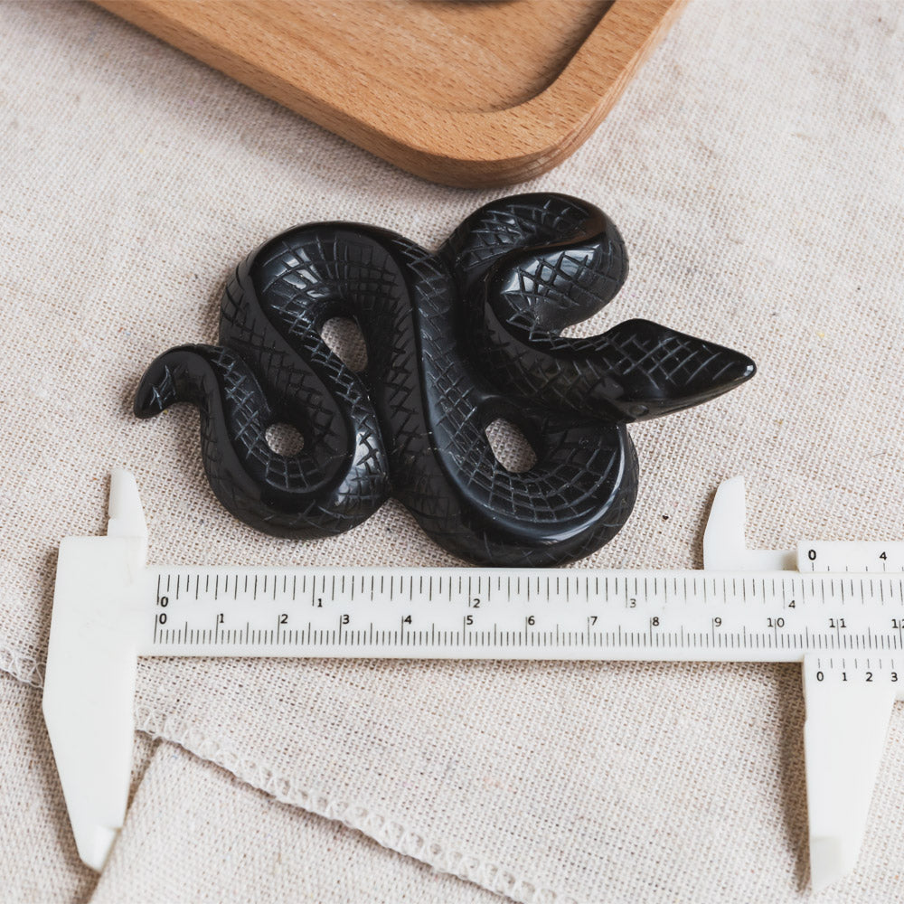 Black Obsidian Snake